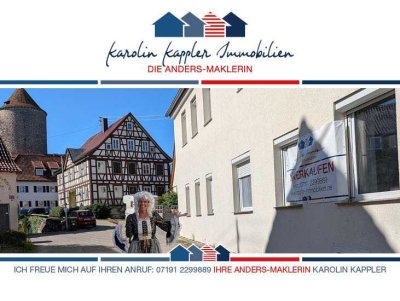 Ein Zuhause mit Charakter: 2 Zimmer-Wohnung mit Gewölbekeller in Oppenweiler I Karolin Kappler Immo
