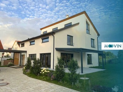NEUBAU: Freistehendes Einfamilienhaus mit 7 Zimmern, 2 Bädern, Keller und großem Garten samt Terr...