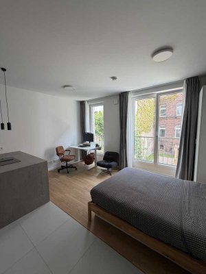Möbliertes Neubau-Studio im ruhigen Innenhof | Prenzlauer Berg