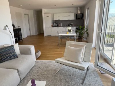 Neubau Penthouse-Wohnung mit EBK , Balkon+ Terrasse : attraktive 2,5 Zimmer in Kaiserslautern