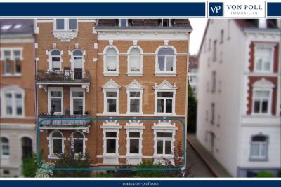 Stilvolle Erdgeschosswohnung mit Gründerzeit-Charme in bester Innenstadtlage Hamelns