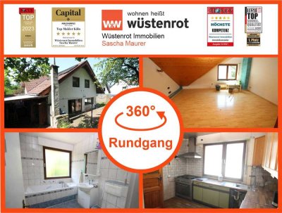 Mit 3D: Freistehendes Einfamilienhaus zum Selbstverwirklichen - Renovierungsbedürftig mit Potenzial.