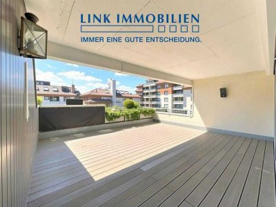 Vorankündigung: Große 4-Zi.-Whg. mit XXL-Terrasse, Lift, Garage & Panoramafernsicht in S-Heumaden!**