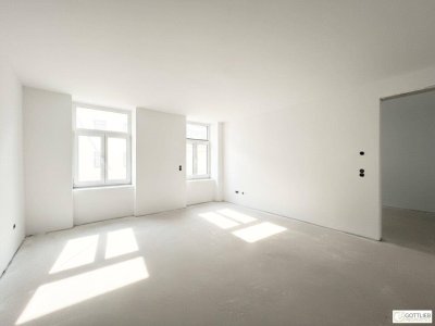 U-Bahn-Nähe U3 und U6! Liebevoll sanierte 3-Zimmer-Altbau-Wohnung mit Südbalkon in generalsaniertem Gründerzeithaus