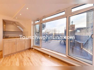 Tauschwohnung: Tausche Penthouse am Boxi gegen 130qm in Mitte oder PB