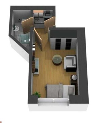 1-Zimmer-Wohnung in Wilhelmsdorf