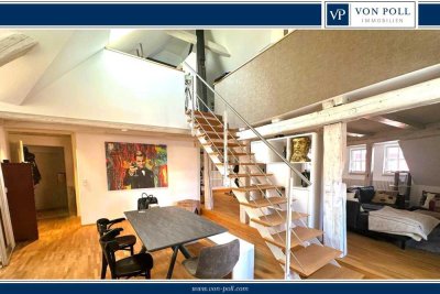 Außergewöhnliche Stadtresidenz im Loftcharakter und Loggia mitten in der Altstadt!