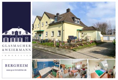 Reihenendhaus mit kleinem Garten in Wohnsiedlung