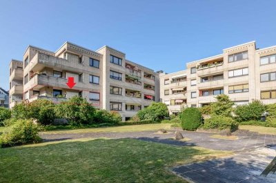 Ideale Stadtwohnung und doch im Grünen * 2 Zi-ETW in gepflegter, citynaher Wohnanlage * Aufzug *