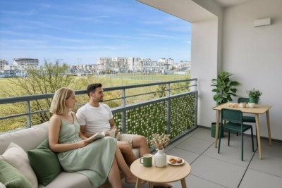 ERLAA LIVING - PROVISIONSFREI: 3-Zimmer-Neubau mit Loggia, U6-Nähe – sofort beziehbar
