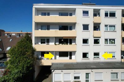 Frei zur Eigennutzung: 2-Zimmer-Wohnung mit Sonnen-Loggia - gut angebunden in Mülheim-Heißen