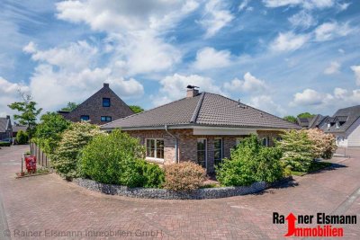 Südlohn-Oeding: Eleganter Bungalow mit traumhaftem Garten in erstklassiger Lage