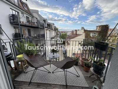 Tauschwohnung: Helle 2-Raumwohnung - Isarblick - Glockenbachviertel