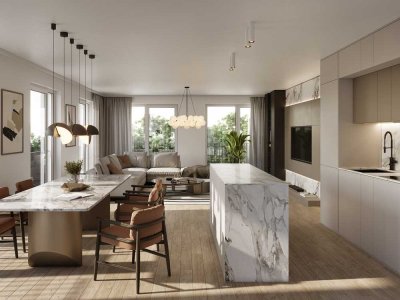 H1-No17- Penthouse Wohnen an der Berger Straße: 4‑Zimmer‑Wohnung in Bornheim Mitte
