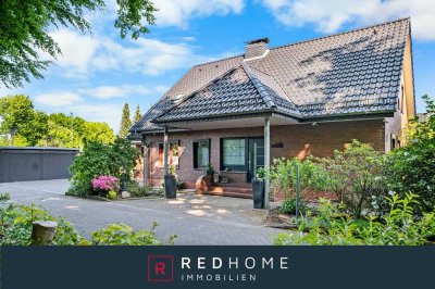 Reserviert! Waldrandlage! Modernisiertes Ein-/ Zweifamilienhaus mit ca. 1,25ha Weidefläche in Nienbo