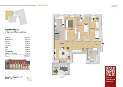 ***Luxuriöse 4 Zi.-Wohnung im 1.OG, WE 2-7 als Erstbezug***
