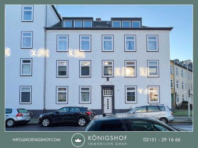 Krefeld-Cracau: Top modernisierte 2 Zimmerwohnung mit Sonnenloggia