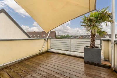 Attraktive Maisonette-Wohnung mit Dachterrasse und Balkon