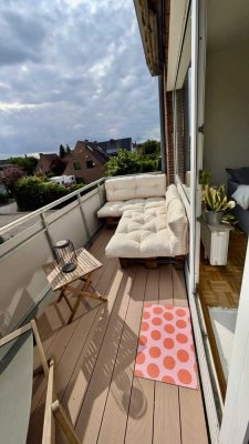 Lank, sonnige, ruhige 2-Zimmer-Wohnung