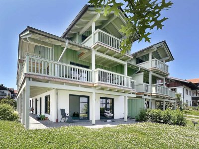 Exklusive und moderne 132 m2 große 4-Zimmer Garten-Wohnung in Rimsting