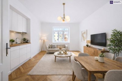 Einziehen &amp; wohlfühlen: Hochwertig sanierter Altbau in Toplage + U3 Station Schweglerstraße + Ruhelage