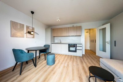 Möbliertes Wohnen – Stilvolles City-Apartment mit Balkon & Teilmöblierung
