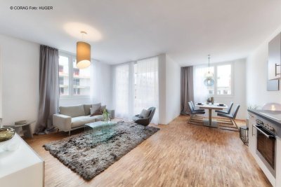 Stylische 2-Zimmer-Balkonwohnung in zentraler Lage