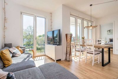 Etagenwohnung mit sonnigem Balkon und Wohnküche - Zaunkönige