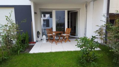 Stilvolle 2-Zimmer-Terrassenwohnung mit gehobener Innenausstattung und Garten in Nürnberg