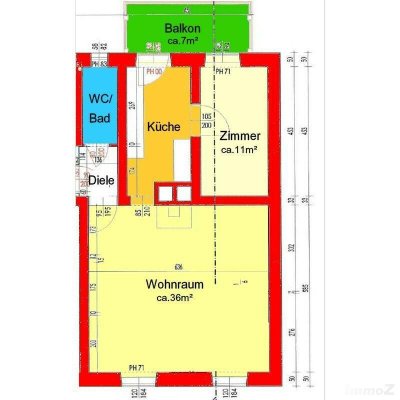 Provisionsfrei: Großzügige 2-Zimmerwohnung mit große Innenhofbalkon in bester UNI-Lage / Leonhardstraße ab 01.08.2025 zu vermieten!