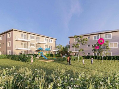 Erstbezug: Top-moderne 2-Zimmer-Wohnung mit Balkon &amp; Tiefgarage!