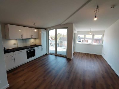 Exklusive 2-Zimmer-Wohnung mit EBK und Balkonterrasse - ökologisch & barrierefrei