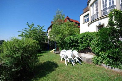 * helle und großzügige 3,5-Zimmer-Wohnung mit Balkon und Kamin am Weißen Hirsch * 6407