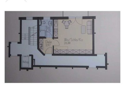 1 Zimmer Wohnung ab sofort / ab 01.04. frei nähe Klinikum/West Park/Audi