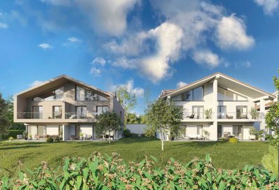 ROHBAUFERTIGSTELLUNG: Neubau Chalet-Haus mit Doppelgarage und Süd-West Grundstück