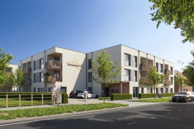 Betreutes Wohnen im Schwanenhof - 2-Zimmer-Wohnung mit Loggia und barrierefreiem Komfort