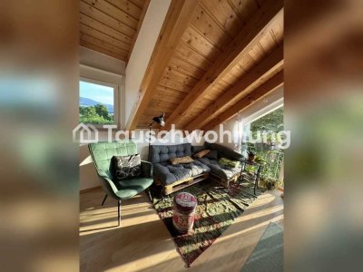 Tauschwohnung: 2 Zimmer DG Wohnung mit Ausblick gegen 2 Zimmer