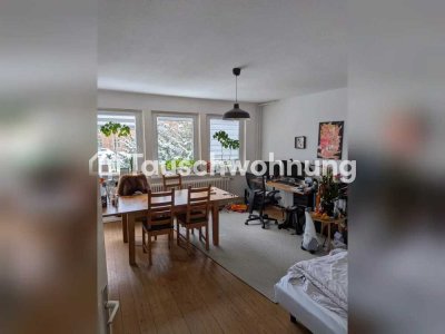 Tauschwohnung: Lübeck Innenstadt: 2-Zimmer-Wohnung mit Balkon-für größeres