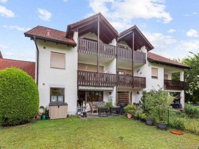 Großzügige vermietete 2-Zimmer-Wohnung mit Hobbykeller und Tiefgarage in Olching