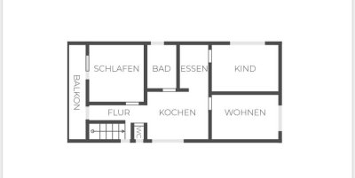 3-Zimmer-Wohnung mit Balkon in der Memminger Innenstadt