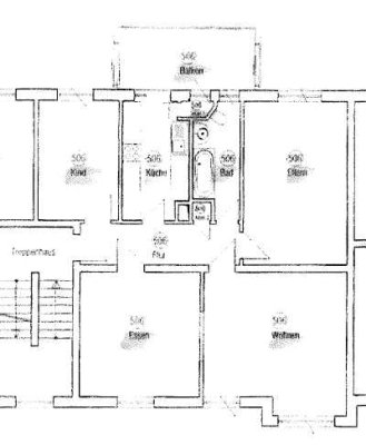 4 - Zimmer Wohnung am Cyriaksring mit großem Balkon