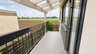 Erstbezug nach Kernsanierung – helle Wohnung mit Balkon, Feldblick und offener Küche in Ludwigshafen