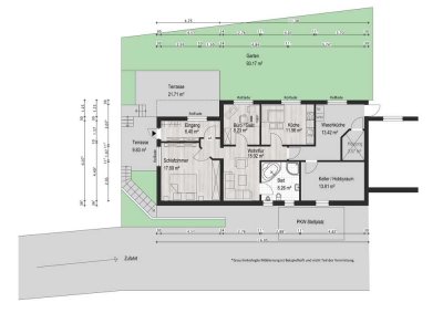 Großzügige 3-Zimmerwohnung mit Garten und Südterrasse in Hegensdorf