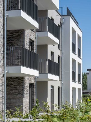 NEUBAU ERSTBEZUG-Charmante 3 Zi Whg-mit Gäste WC und Balkon-Wohnen auf höchstem Niveau