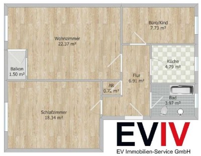 ERSTBEZUG nach SANIERUNG | 3 ZIMMER | BALKON | zentral Lage