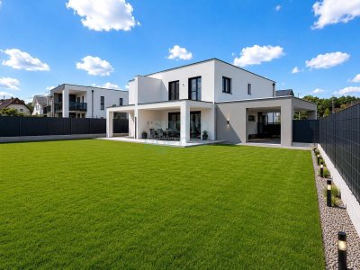 Stilvolle Doppelhaushälfte mit Eigengarten und Carport in begehrter Lage von Leonding