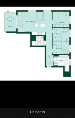Stilvolle, neuwertige 4-Raum-EG-Wohnung mit gehobener Innenausstattung mit EBK in Schwaikheim