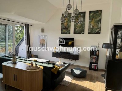 Tauschwohnung: Schöne 2-Zimmer-DG Wohnung im Neubau mit Balkon und EBK