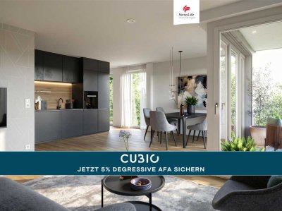 CUBIO | 2-Zi. Neubau mit Balkon | EH40 | Eigennutzung & Kapitalanlage | München-Aubing