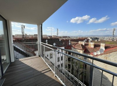 Penthouse über den Dächern Wiens – Maisonette mit Panoramablick in U-Bahn naher Lage! Balkon &amp; Terrasse!